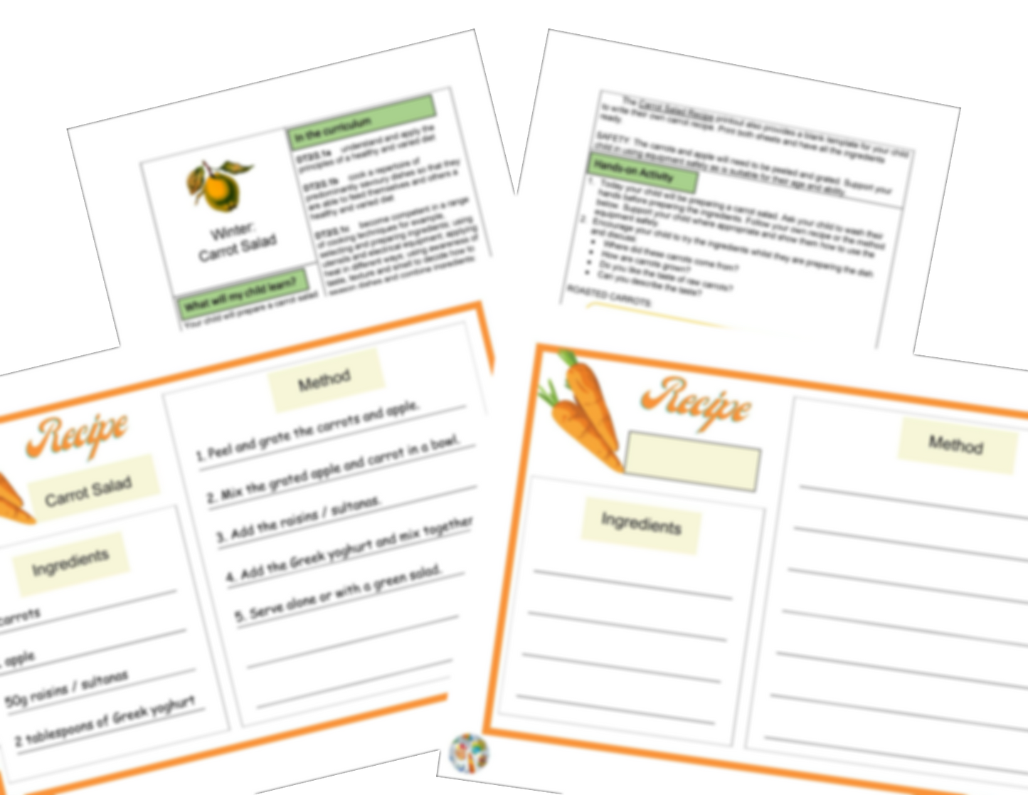 KS2 Seasonal Cooking Activities