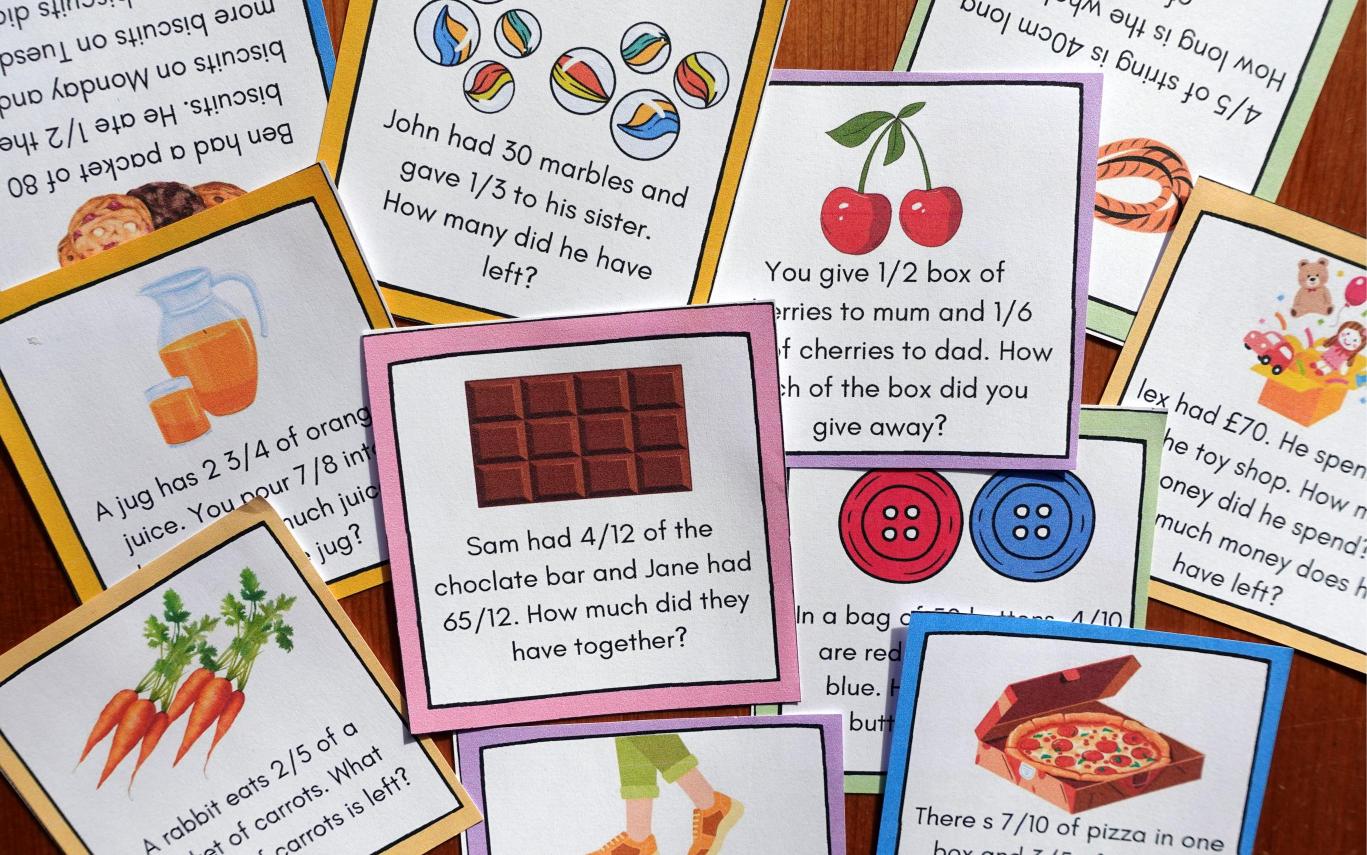 Year 4 Fractions Activities