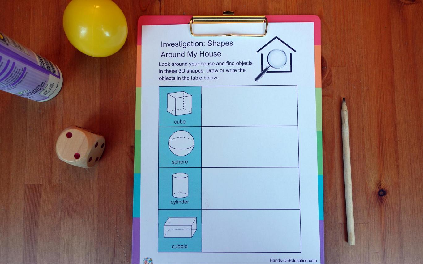 Properties Of Shapes Activities