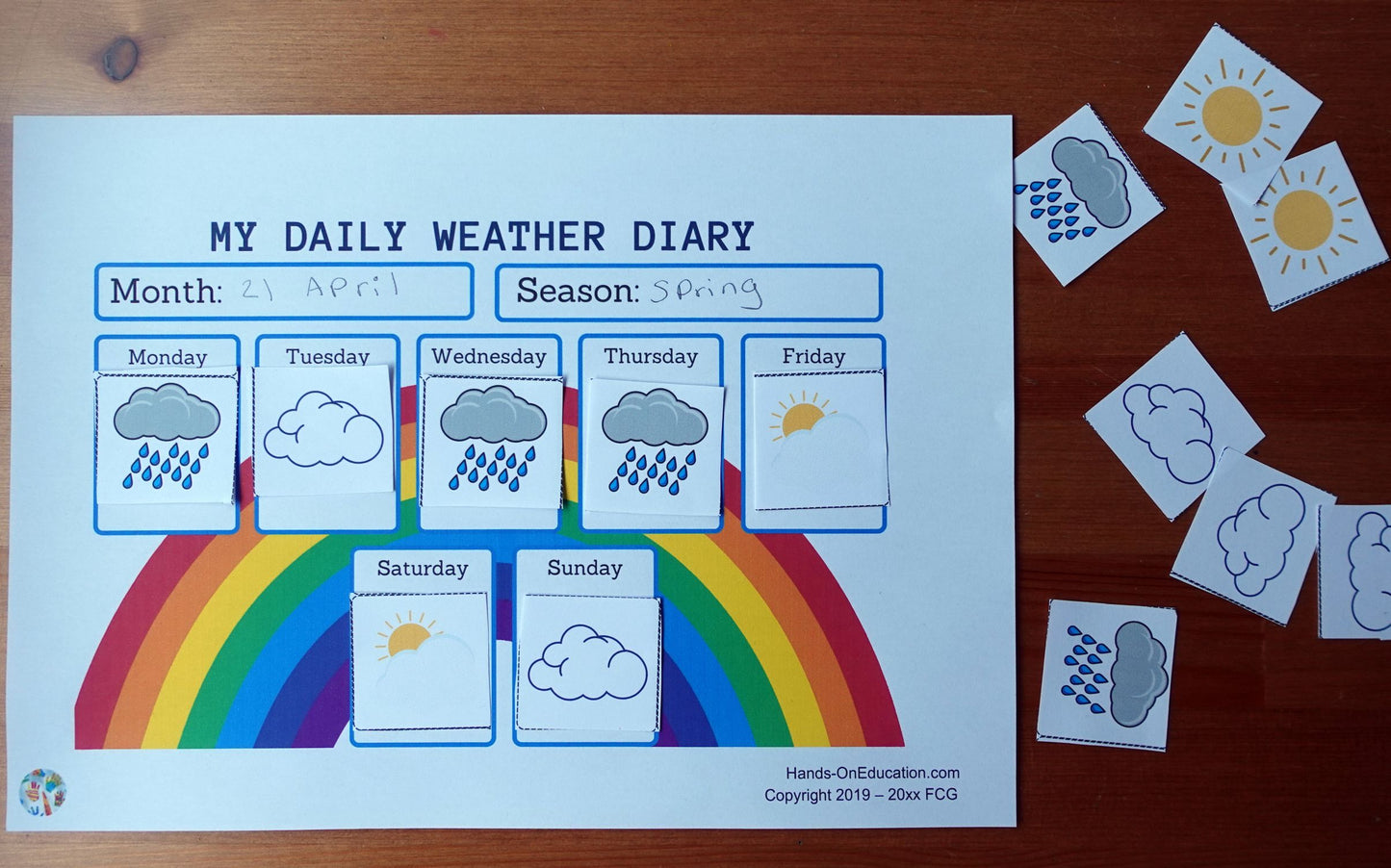 Year 1 Seasons + Nature Journal
