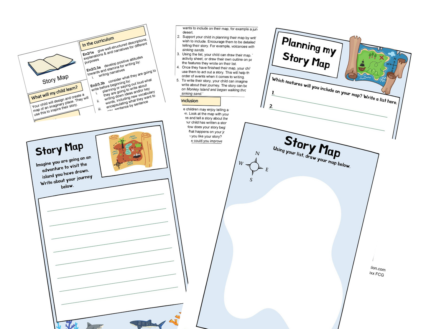 Year 2 Tell Me A Story Activities