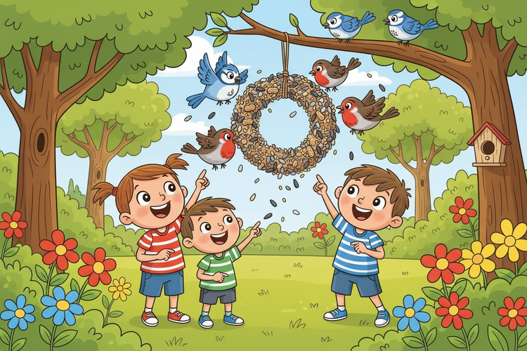 Their Making Making a Bird Seed Wreath: Family Wildlife, Science, and Garden Fun ...