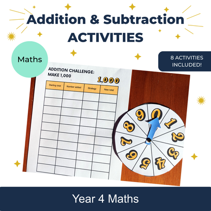 Year 4 Addition and Subtraction Activities