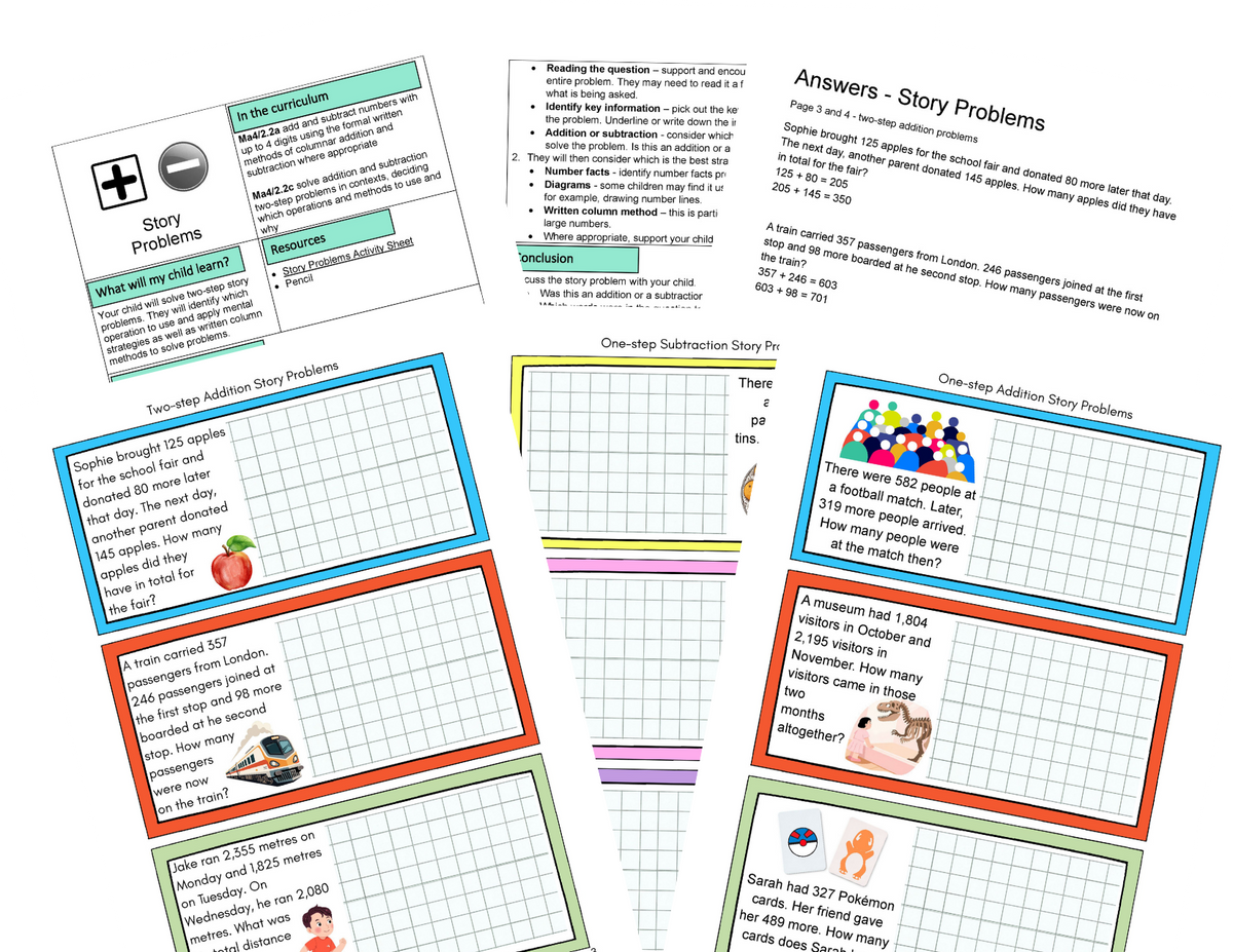Year 4 Addition and Subtraction Activities
