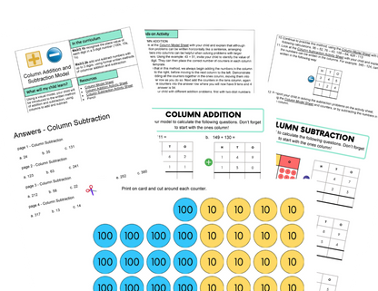 Year 3 Addition and Subtraction Activities