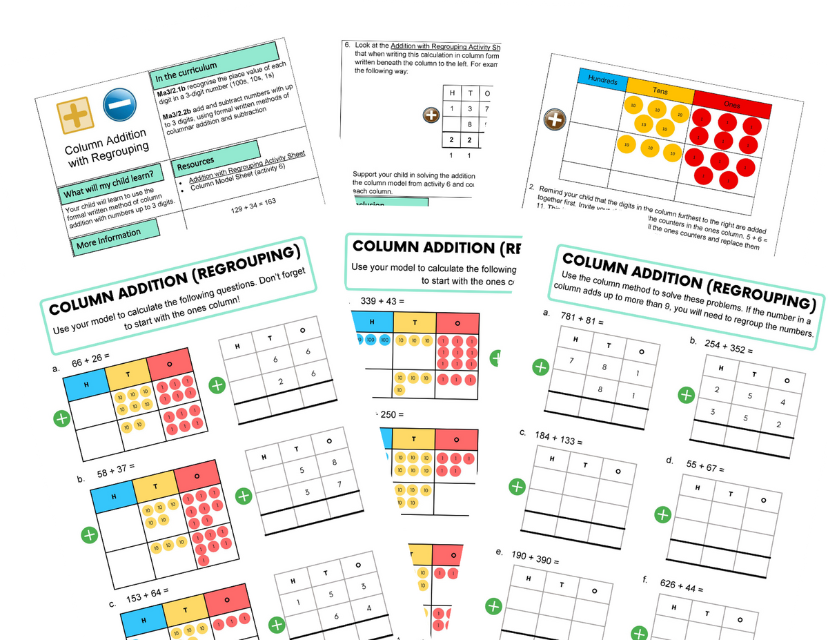Year 3 Addition and Subtraction Activities
