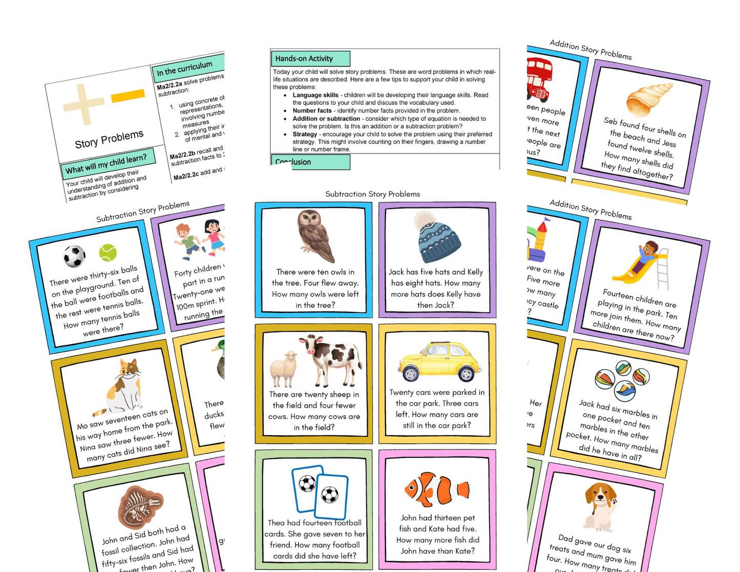Addition & Subtraction Activities