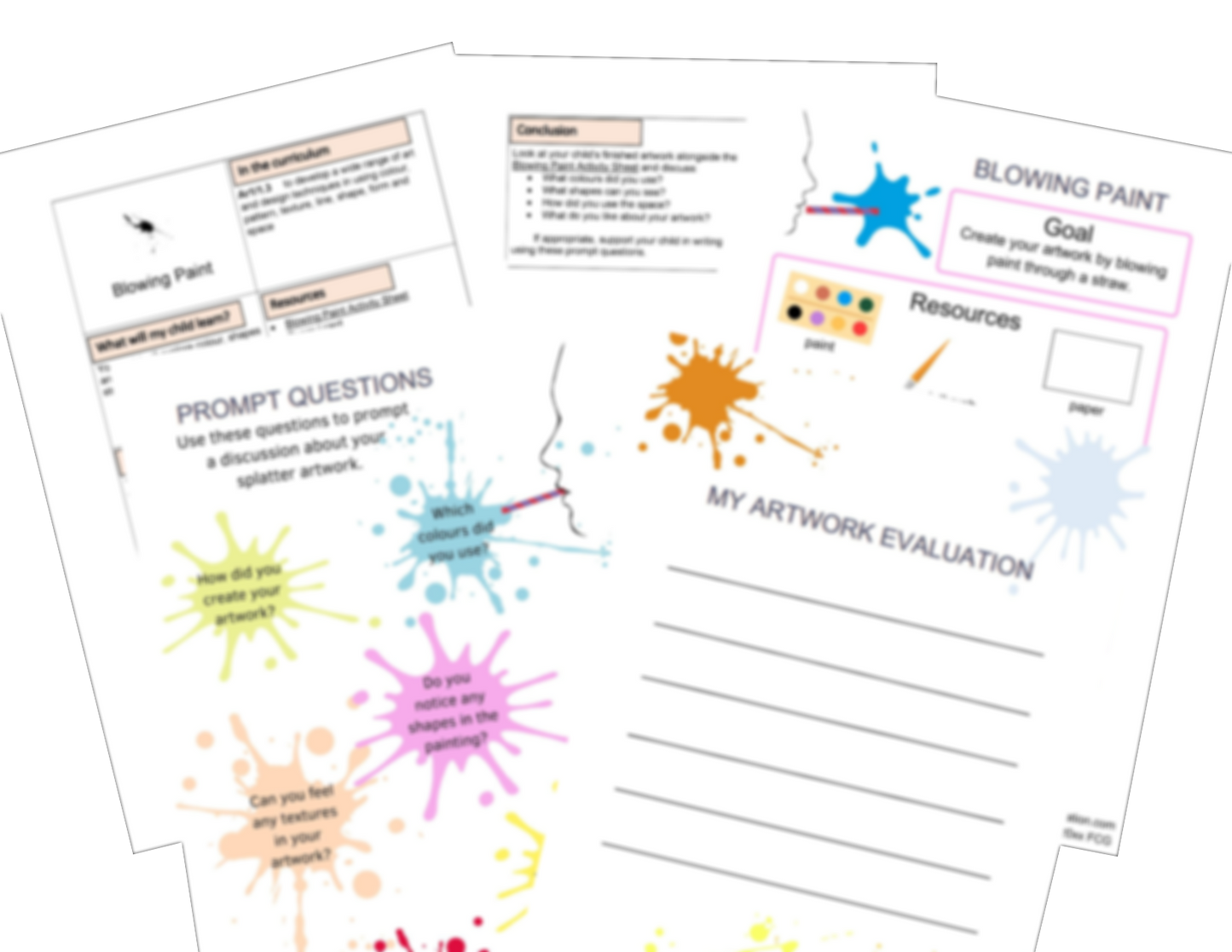 KS1 Art In Action Activities