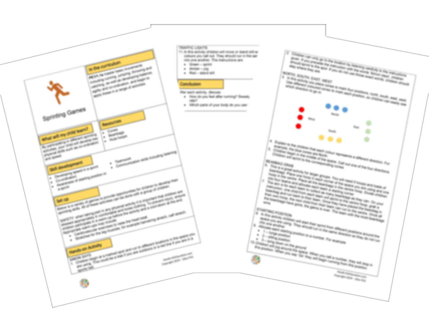 KS1 Athletics Activities