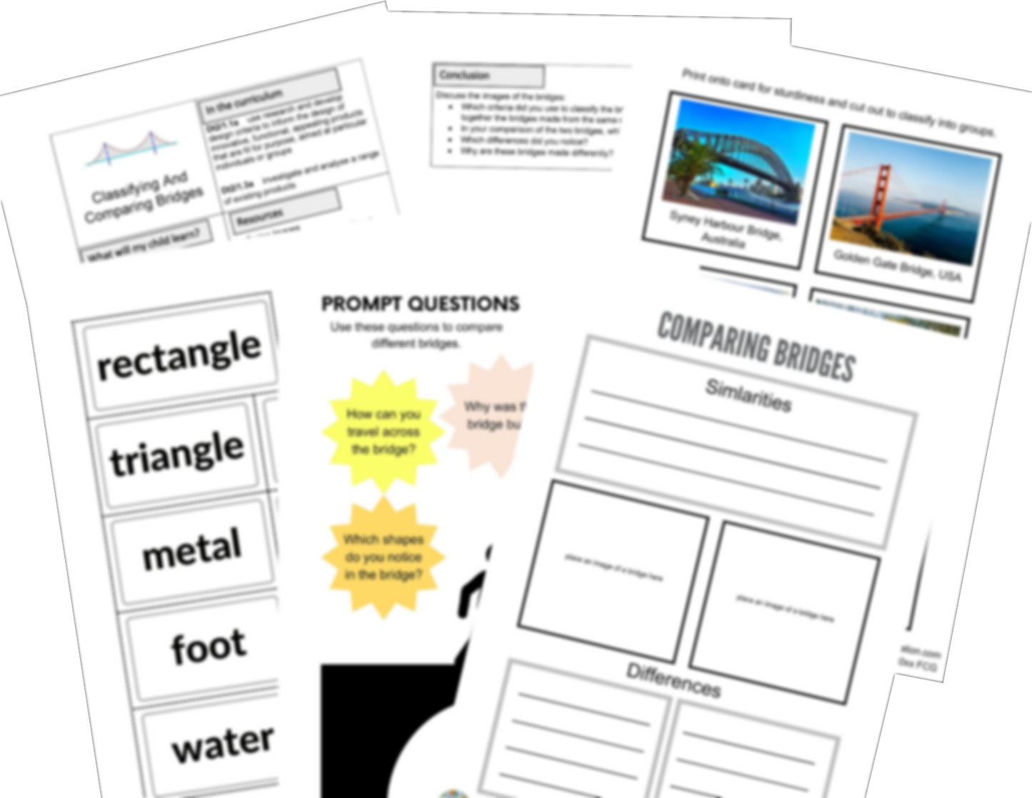 Activités de construction de ponts KS2