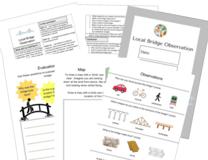 Activités de construction de ponts KS2