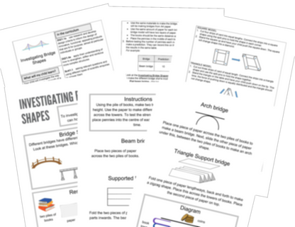 Activités de construction de ponts KS2