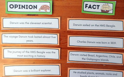 Year 6 Charles Darwin Activities
