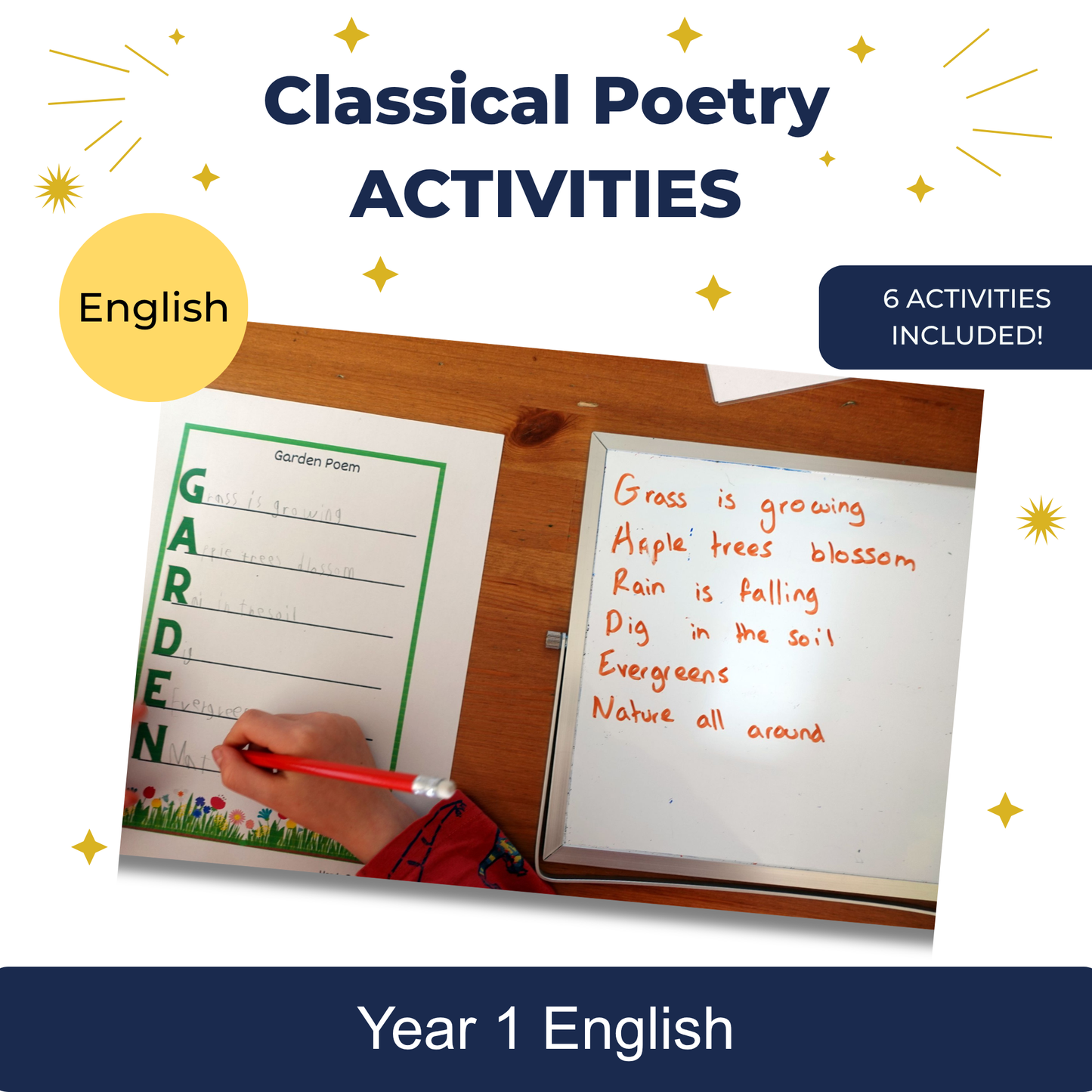 Activités de poésie classique KS1 One