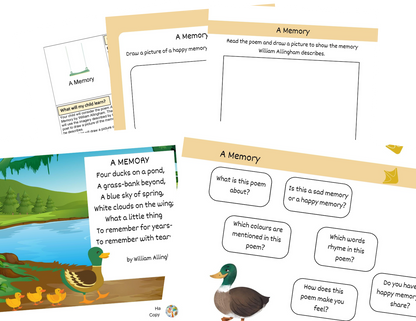 Classical Poetry Activities