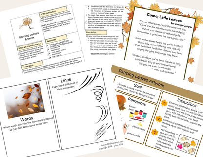 Year 4 Come, Little Leaves Activities