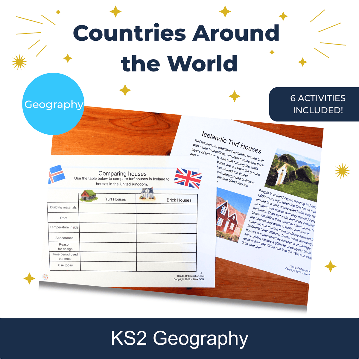 KS2 Countries Around the World Activities cover