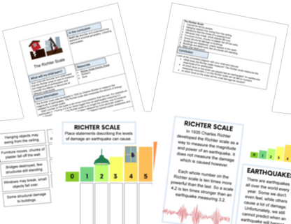 KS2 Earthquakes Activities