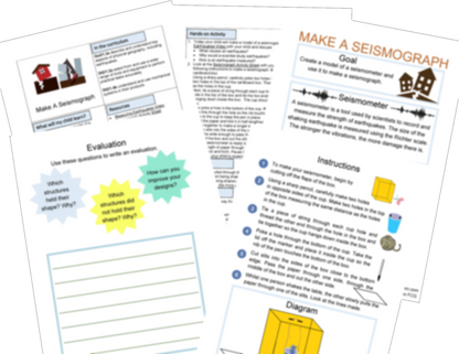 KS2 Earthquakes Activities