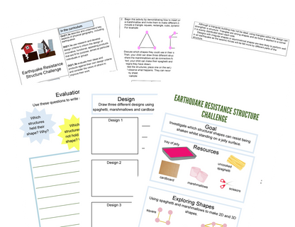 KS2 Earthquakes + STEM Journal