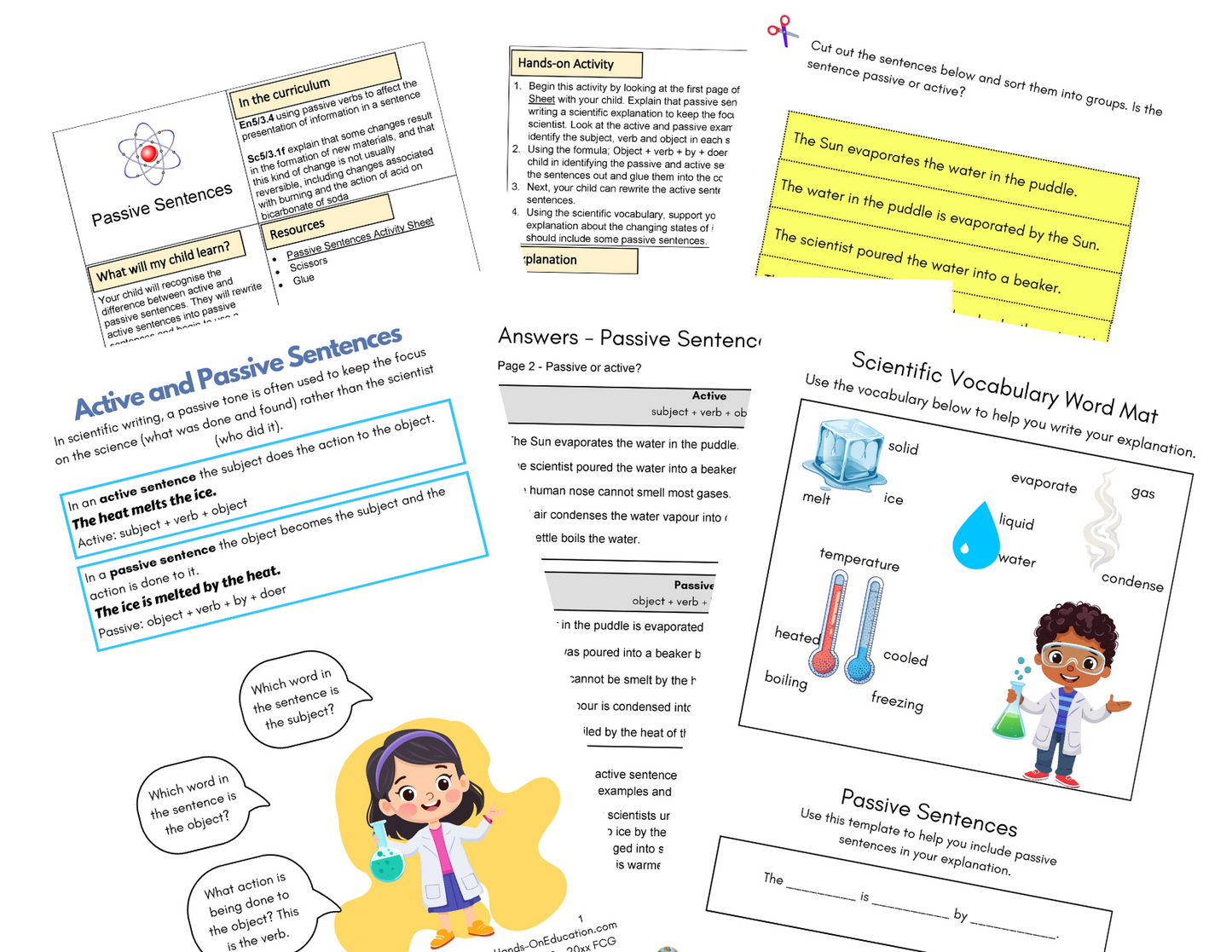 Explanation Writing: States of Matter