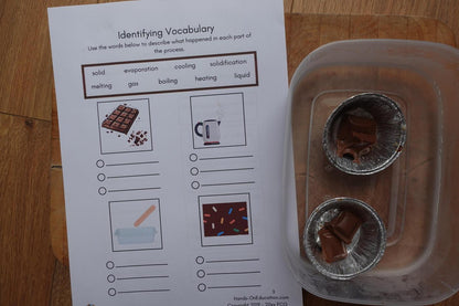 Explanation Writing: States of Matter