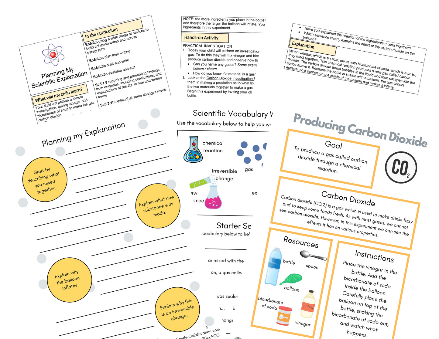 Explanation Writing: States of Matter