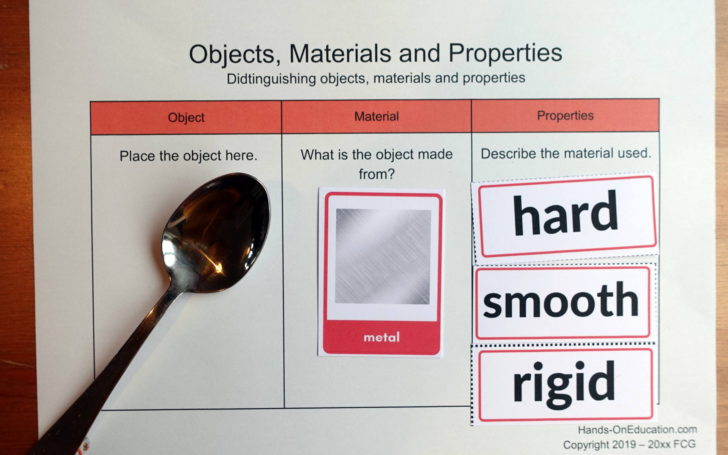 ks1 materials homework