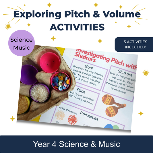 KS2 Explorando actividades de tono y volumen