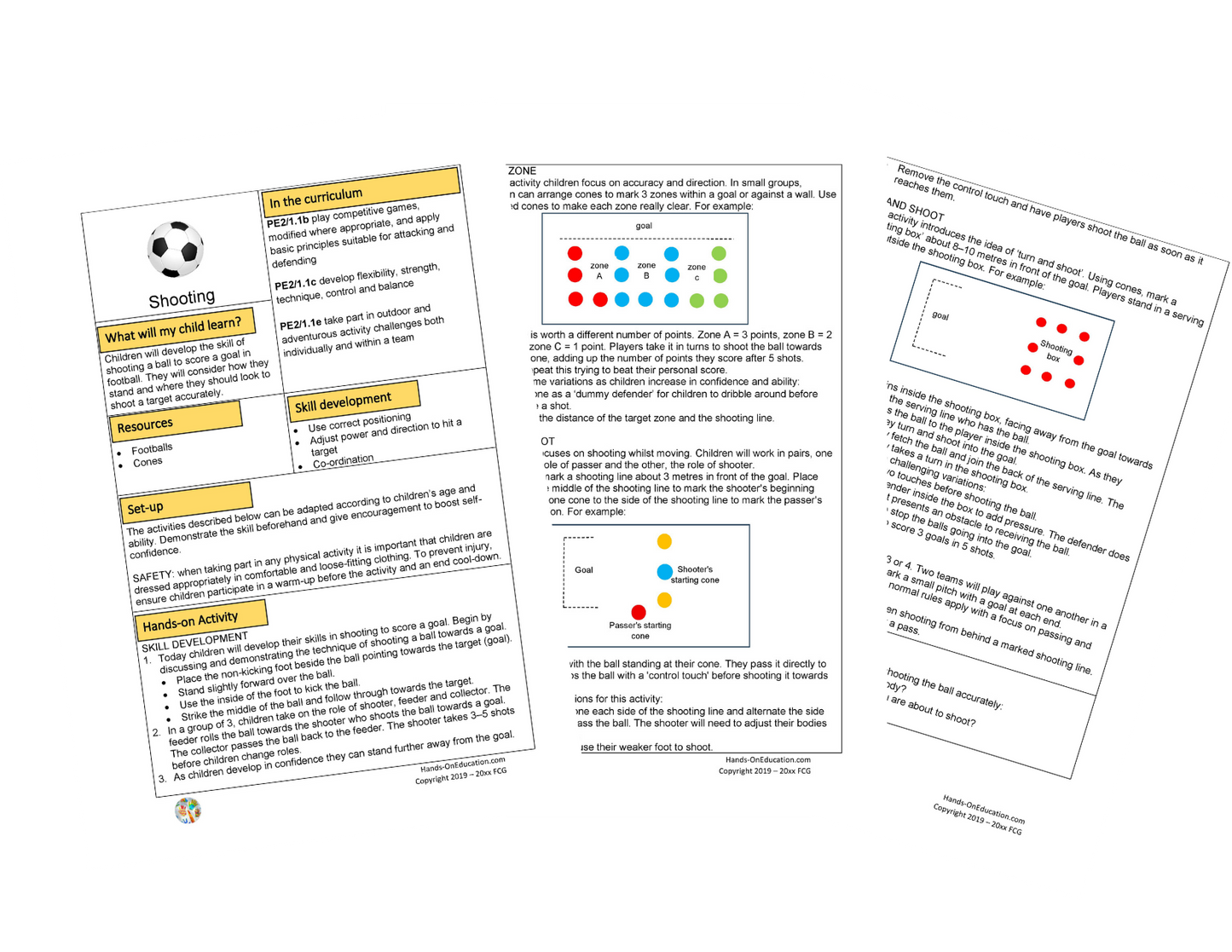 KS2 Football Activities