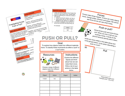 Actividades de fuerzas e imanes KS2