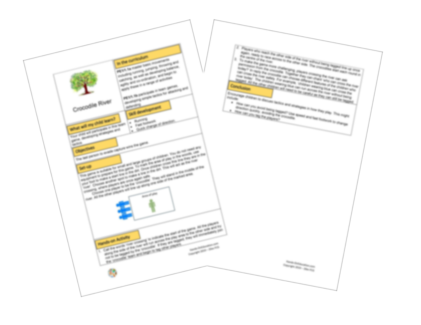 KS1 Forest School Games