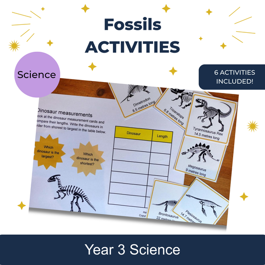 Actividades de fósiles de KS2