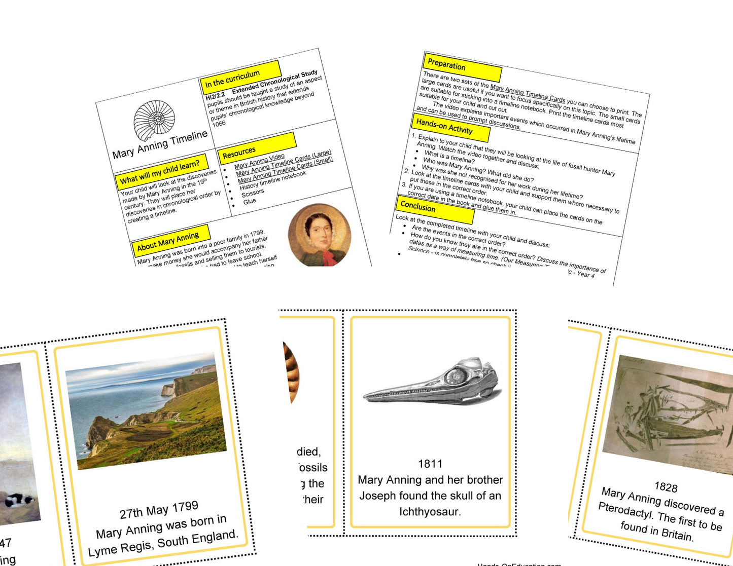 Activités fossiles KS2