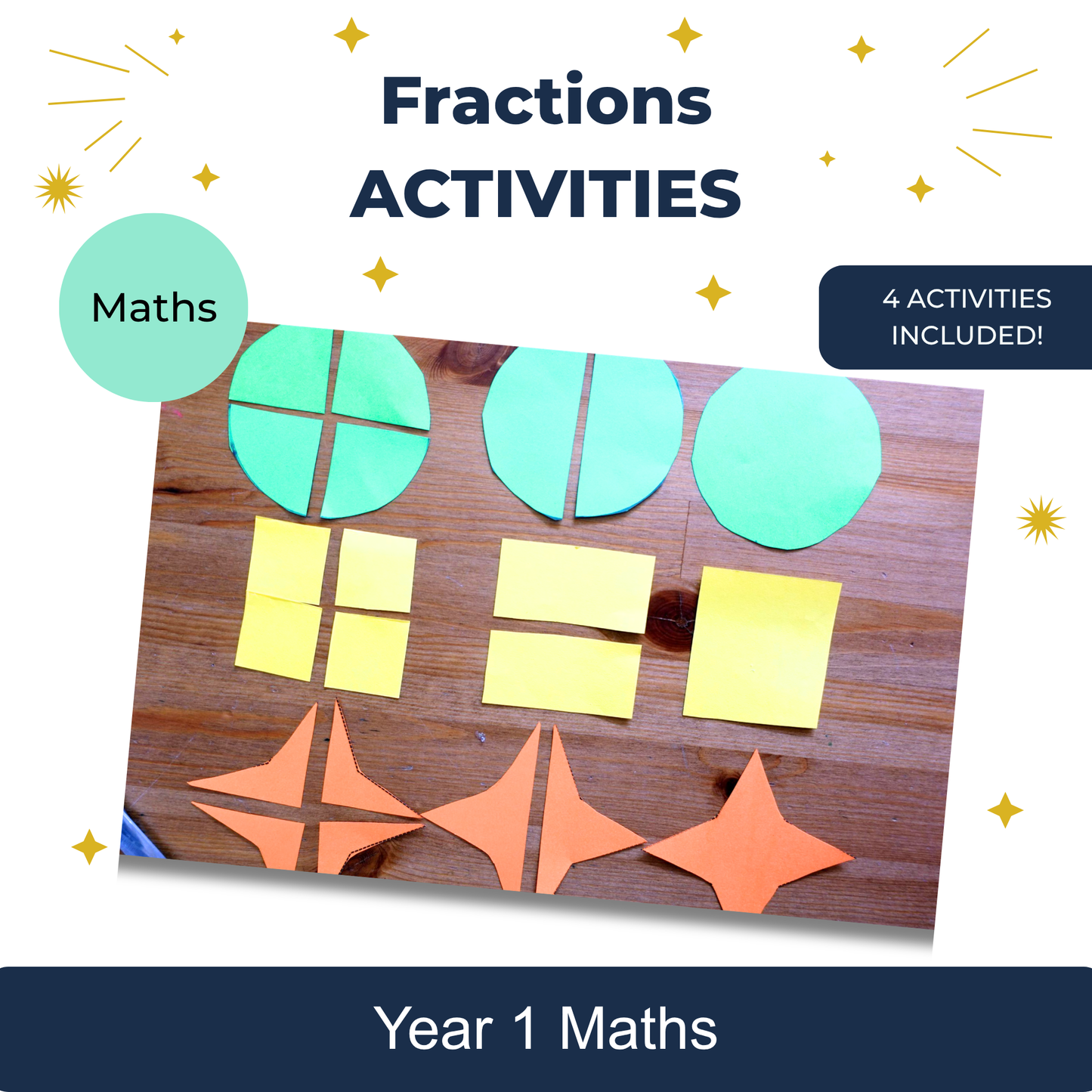 Activités KS1 Fractions One