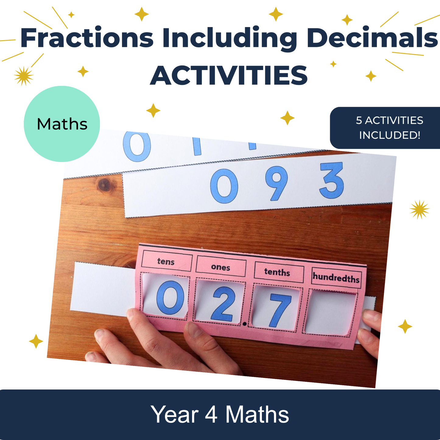 Fractions Including Decimals Activities