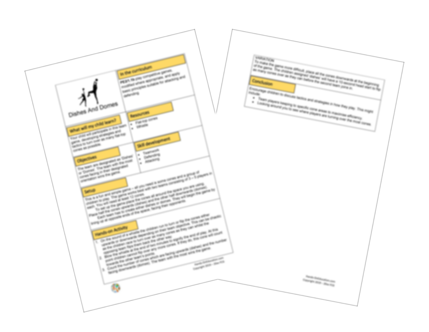 KS2 Playground Games Activities