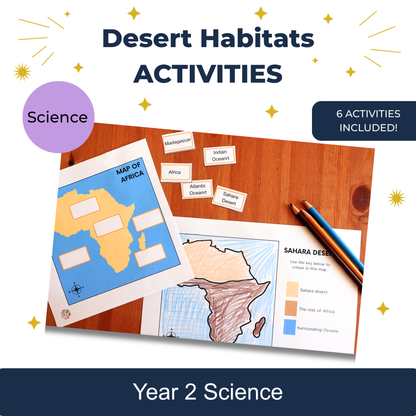 Habitats Deserts Activities
