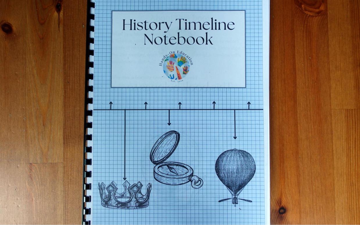 History Timeline Notebook | PDF E-Book | Hands-On Education