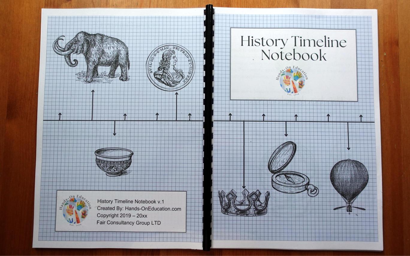 History Timeline Notebook