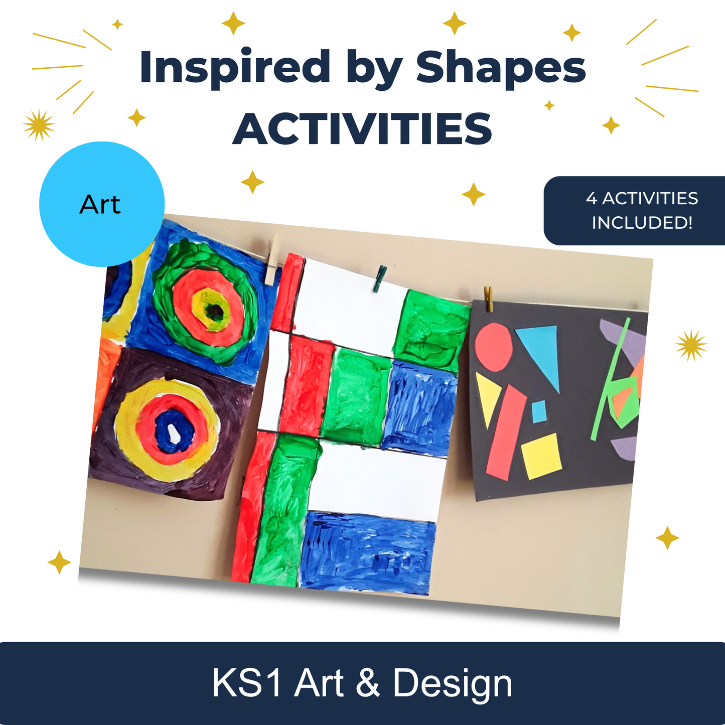 KS1 inspirado en actividades de formas