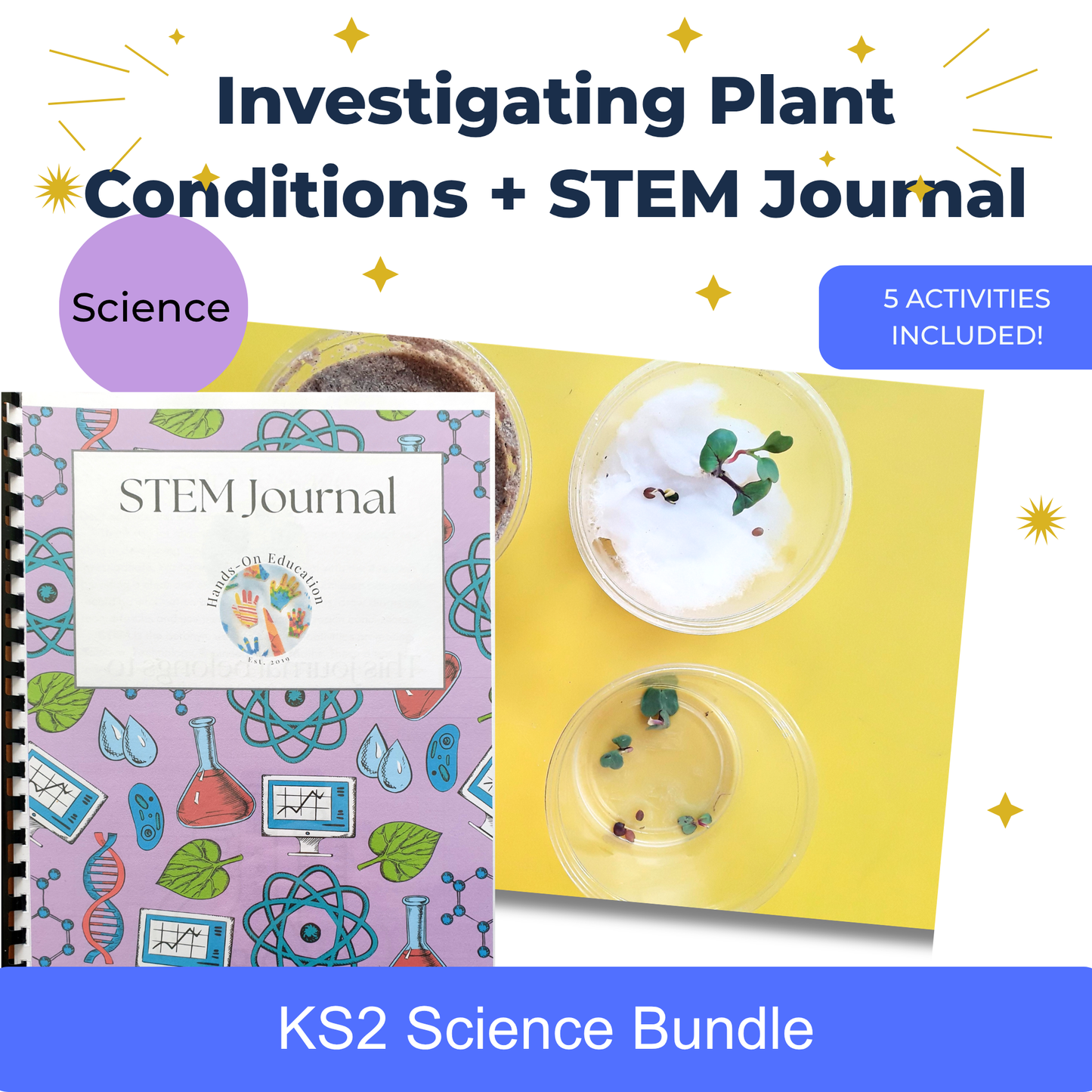 KS2 Investigación de actividades de condiciones de la planta