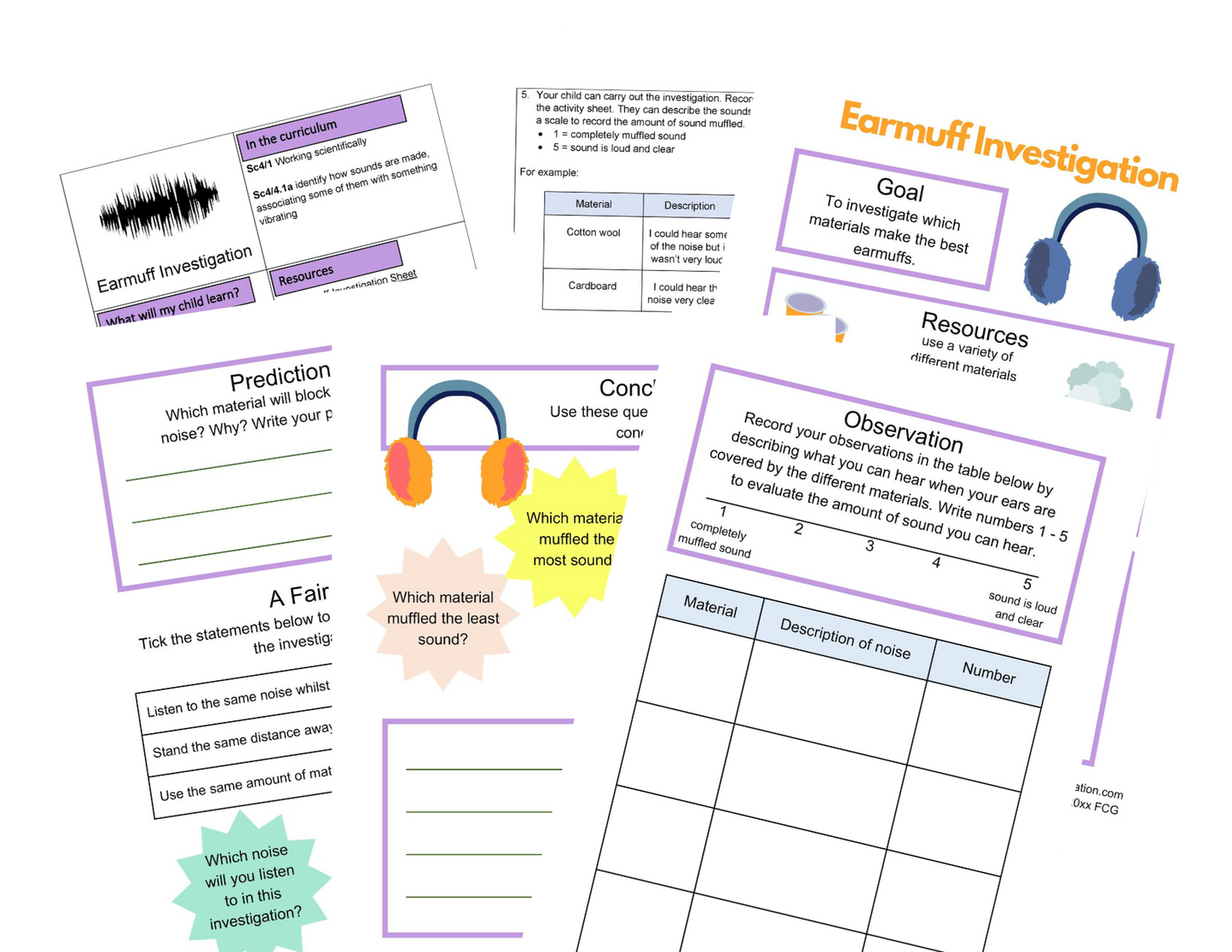 KS2 Enquête sur les activités sonores