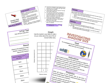 Light Shadows and Reflections + STEM Journal