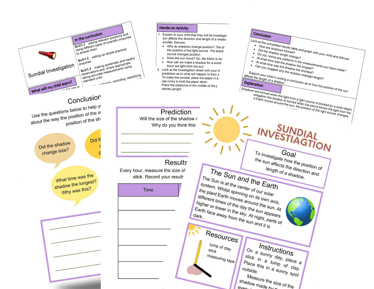 Year 3 Light, Shadows & Reflections Activities