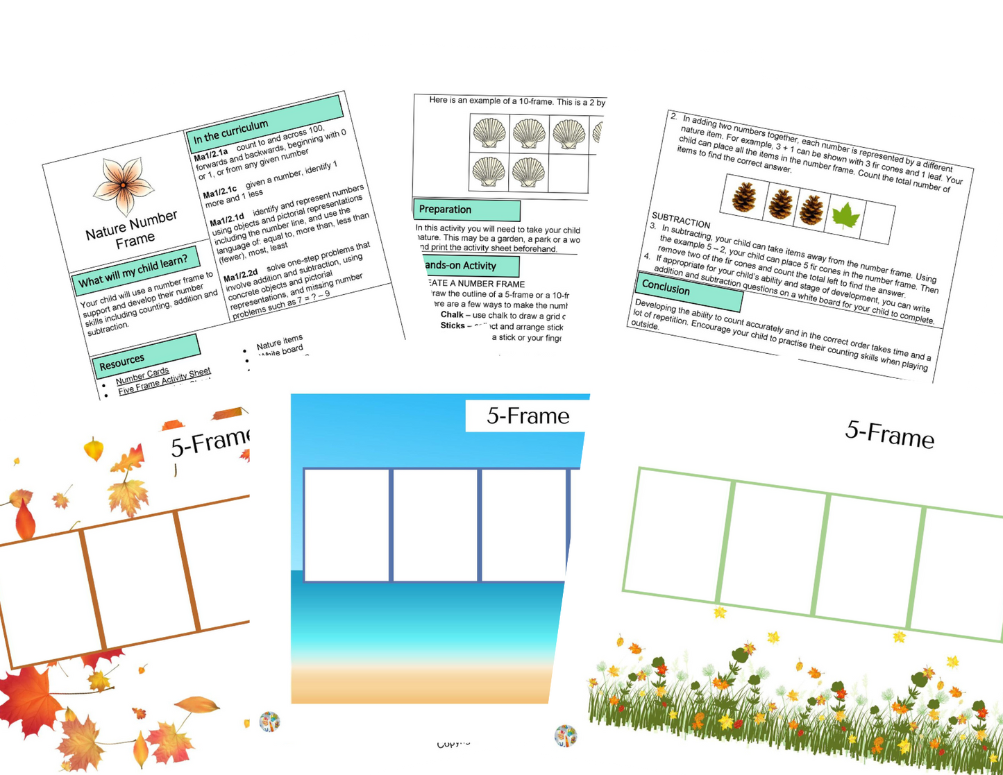 KS1 Maths In Nature One Activités