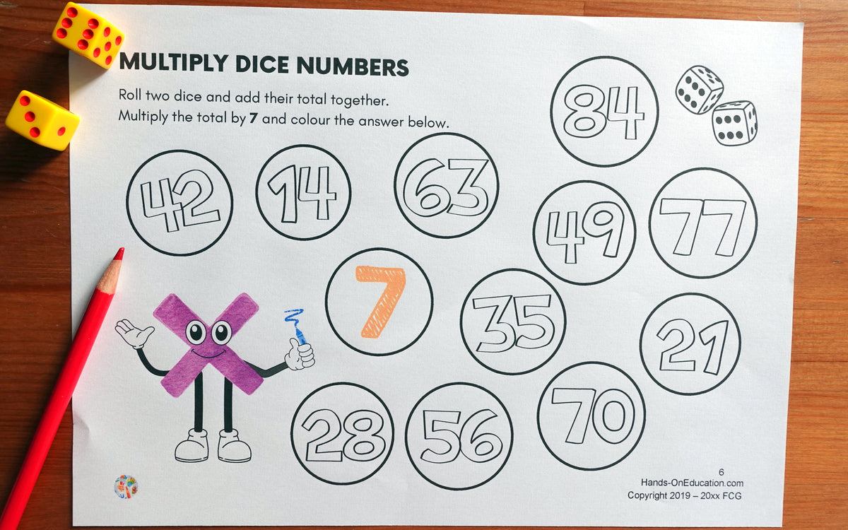 Year 4 Multiplication Games Activities