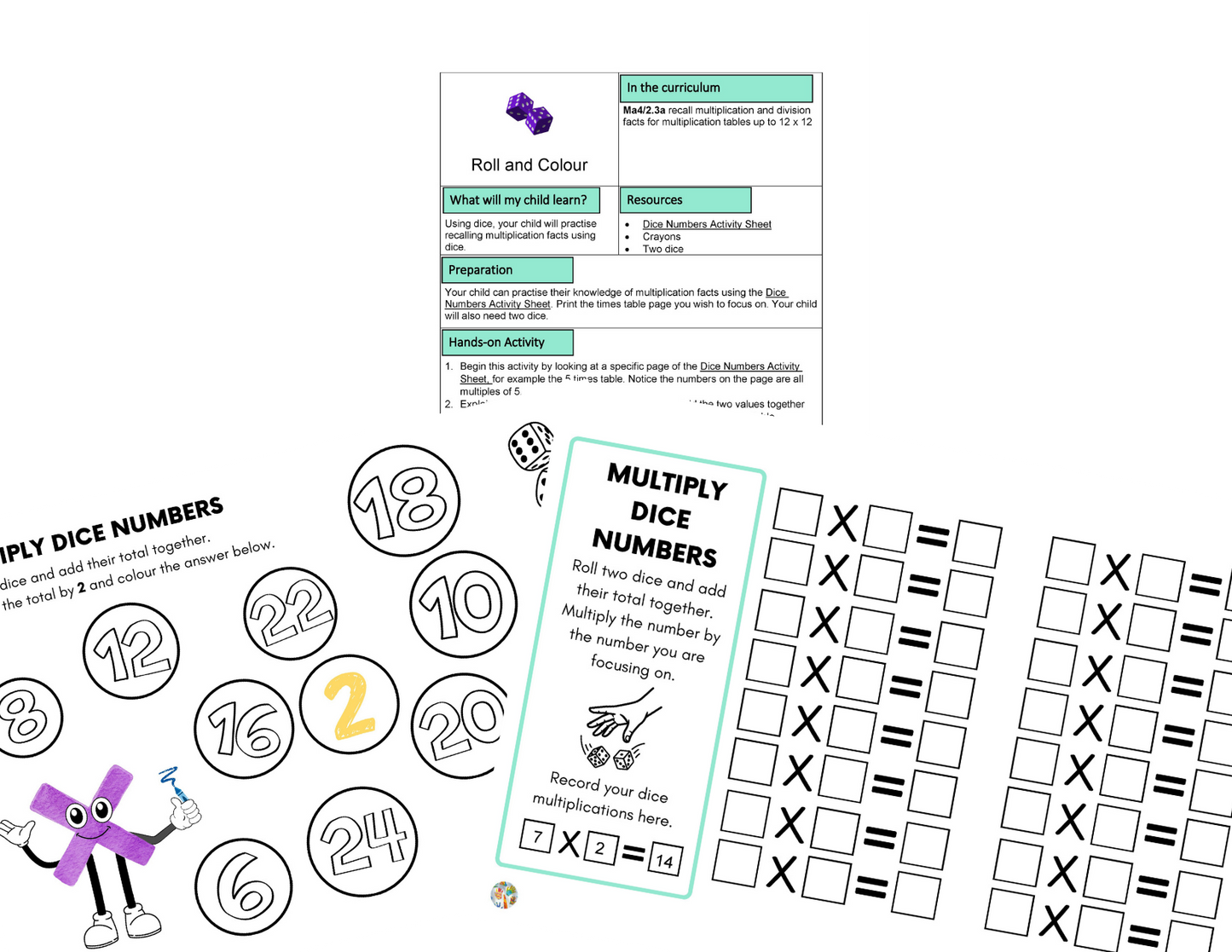 Year 4 Multiplication Games Activities