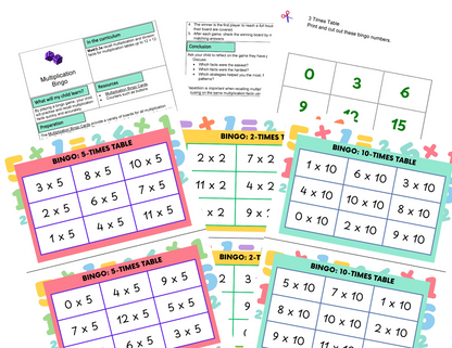 Year 4 Multiplication Games Activities
