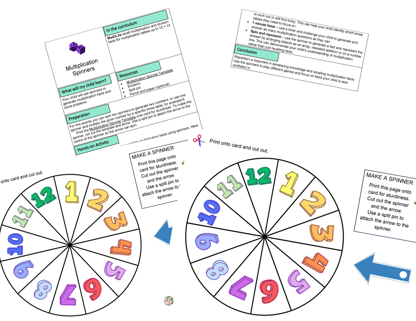 Year 4 Multiplication Games Activities